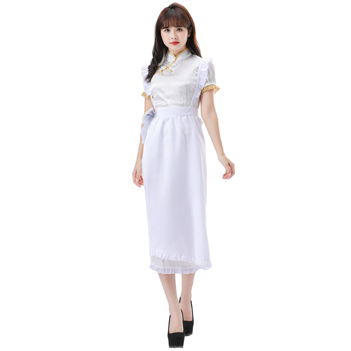 HOLOUN Lolita Maid Dress Skirt China Costume Cute Cheongsam Cafe Unifo – HOLOUNcosplay