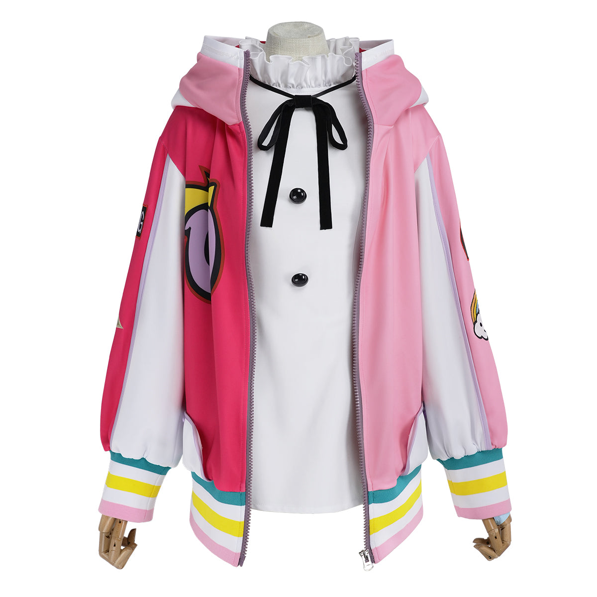 HOLOUN Film Red Uta Anime Uta Cosplay Costume  Embroidery Coat Hoodie Skirt Wig Headwear Fake Earphone Cos Convention Latest