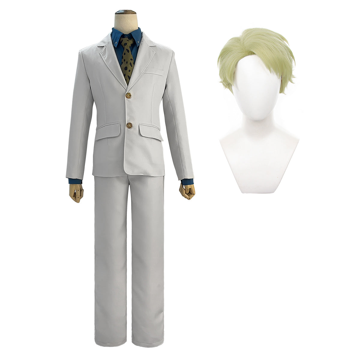 HOLOUN Jujutsu JJK Manga Anime Nanami Kento Cosplay Costume Wig Suit Pants Vest Shirt Rose Net Synthetic Halloween Christmas