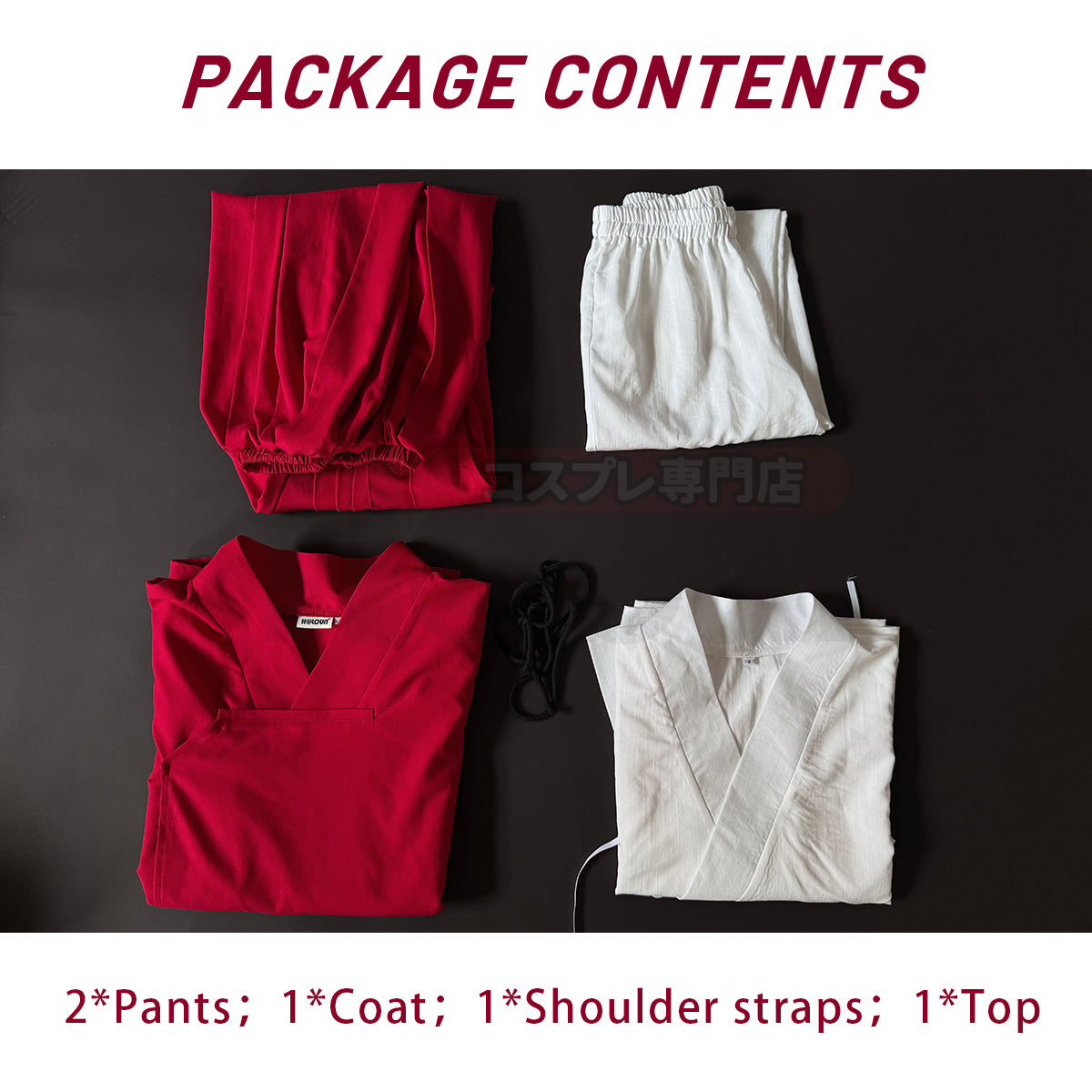 Pre-sale HOLOUN Anime Inuyasha Cosplay Costume Red Kimono Pants Top Halloween Christmas Animation Convention