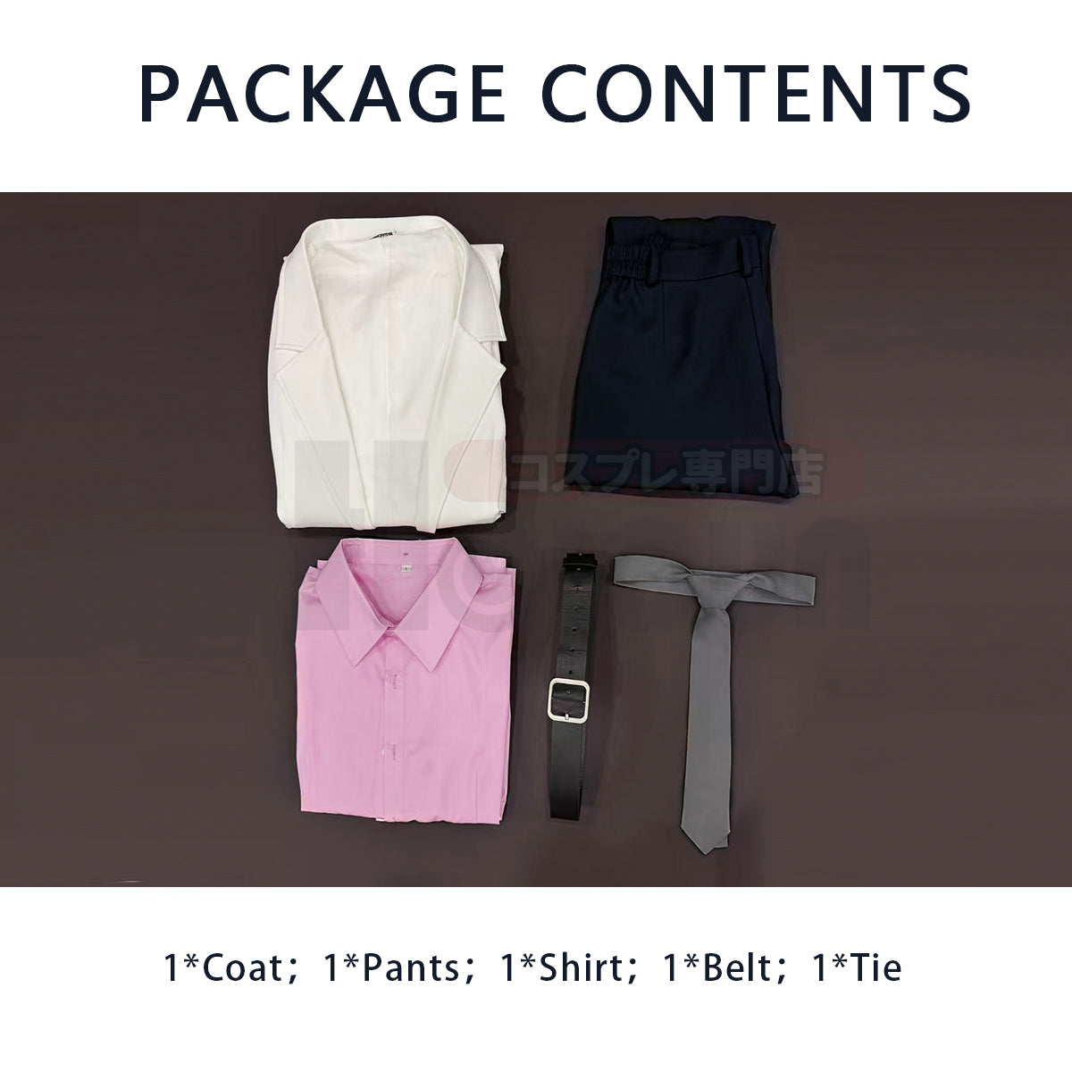 Pre-sale HOLOUN Gintama Anime Sakata Ginpa Cosplay Costume White Coat Pink Shirt Pants Tie Belt Halloween Christmas Animation Convention