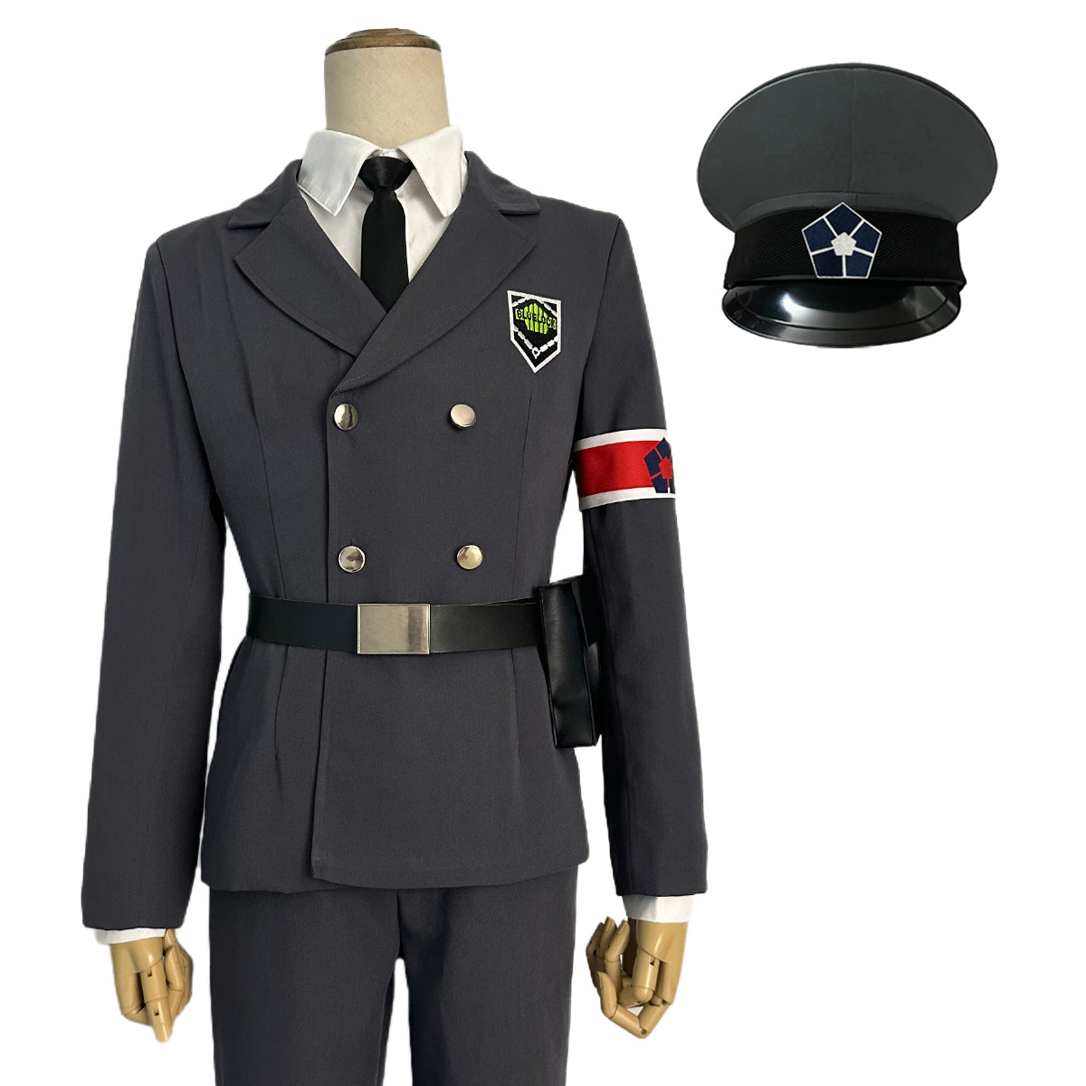 HOLOUN Anime Exhibition Guards Series Barou Cosplay Costume Uniform Ha ...