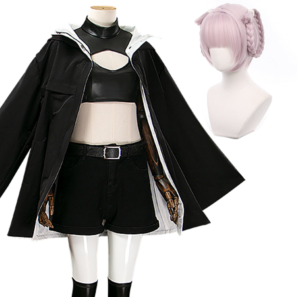 Anime Vampire Knight Cosplay Costume Yuki Day Night Class Uniform Girls  Cross Black white Jacket Shirt Dress Armband Shoes Wig - AliExpress