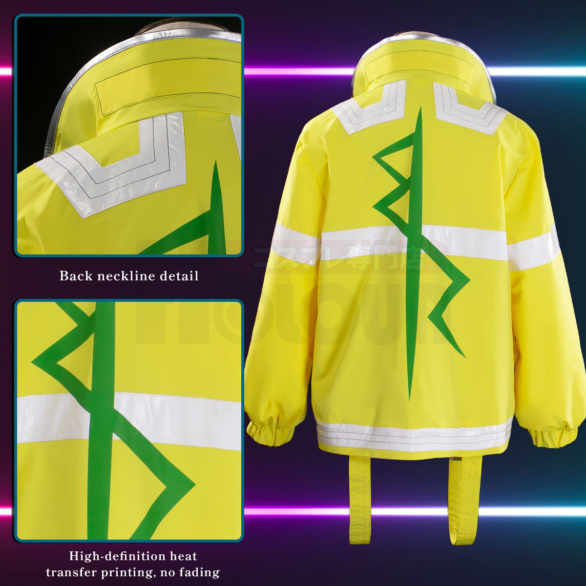 HOLOUN David Martinez Game Anime Cosplay Costume Stand Collar Jacket Hoodie Coat Casual Wearing Halloween Gift
