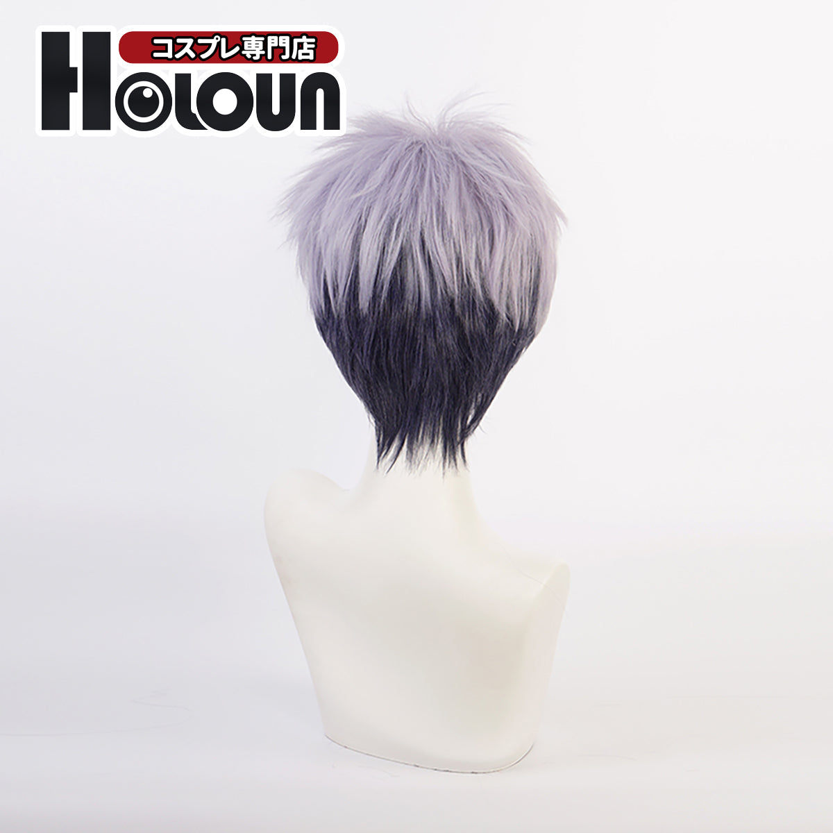 HOLOUN Universal Wig Anime Cosplay Takashi Mitsuya Rose Net Synthetic Fiber Adjustable Size