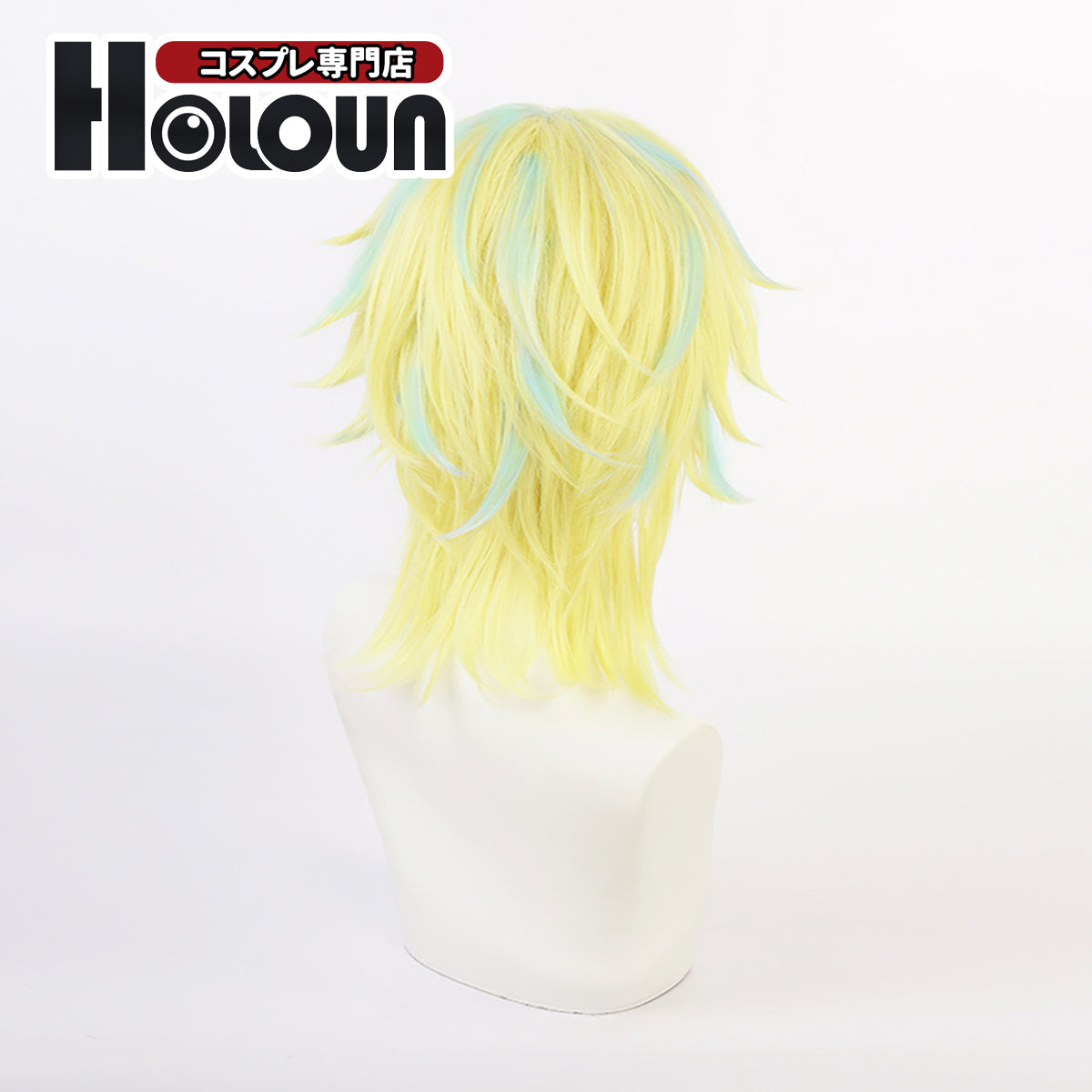 HOLOUN Universal Wig Anime Cosplay Rindo Haitani Rose Net Synthetic Fiber Adjustable Size