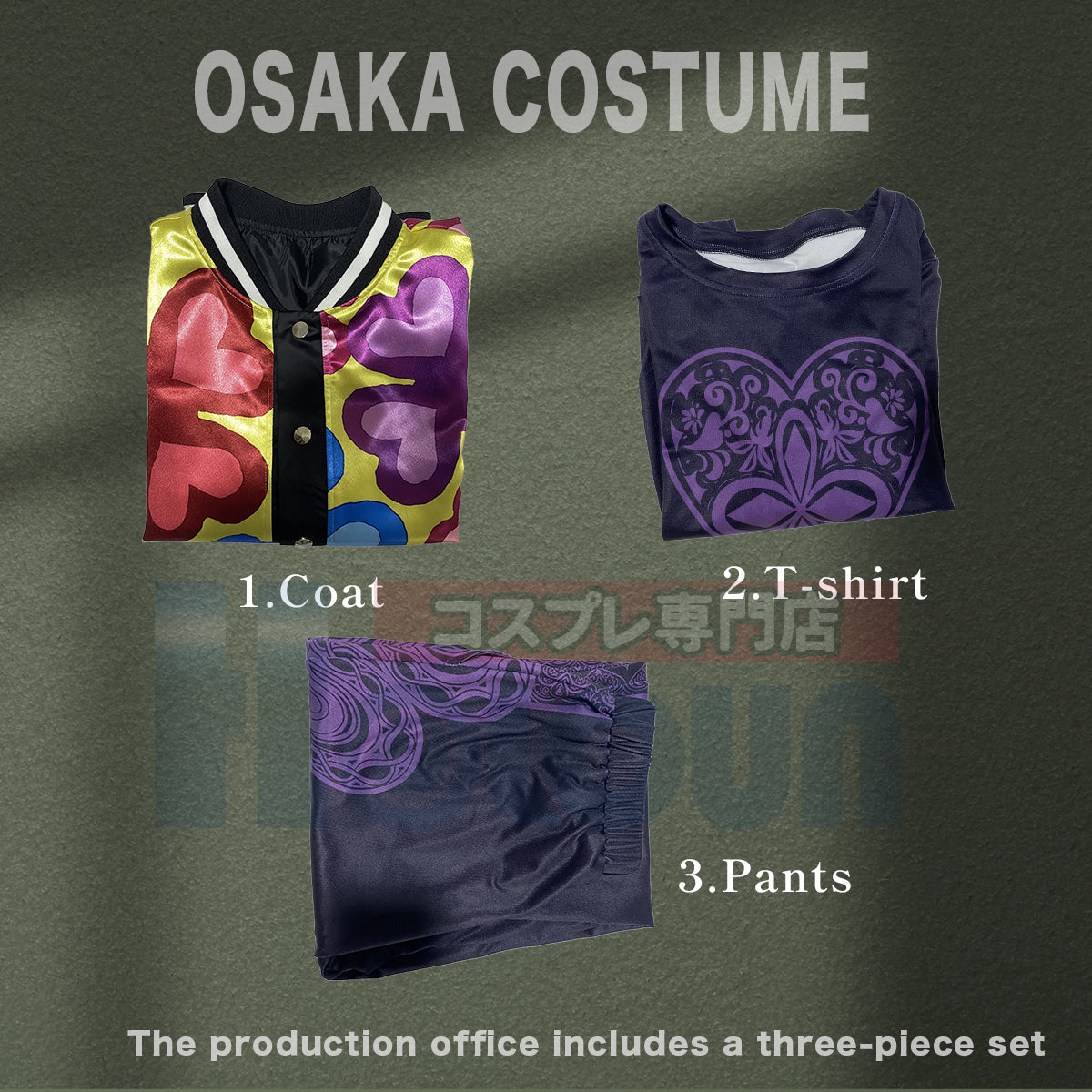 HOLOUN Osaka Hanagaki Takemichi Anime Cosplay Costume Jacket Pants T-shirt Outfit Casual Wear Halloween Christmas Gift